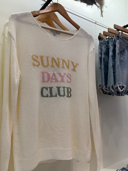 Sunny Days Club Sweater