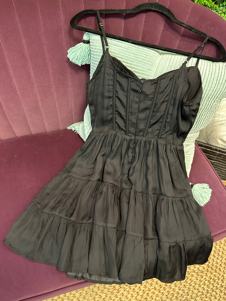 Tia Black Mini Dress