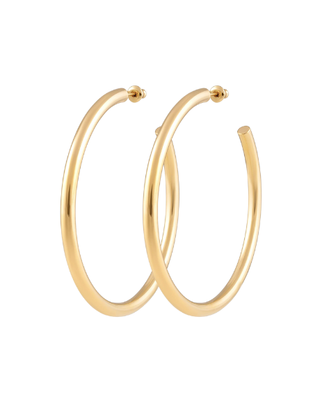 Clara Hoops (Gold or Silver)