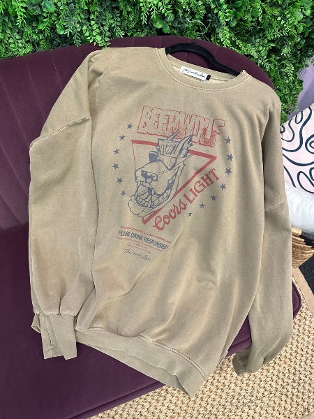American Beer Wolf Camel Jumper - Laundry Room